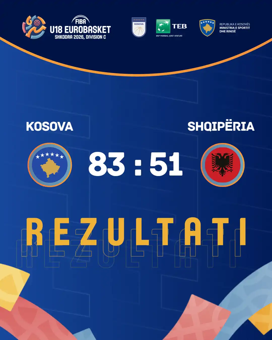 Kosova U18 meshkujt është në finale